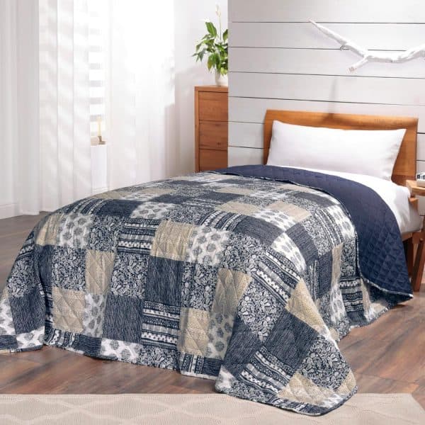 Delindo Lifestyle Mellow Blue narzuta patchworkowa recenzja